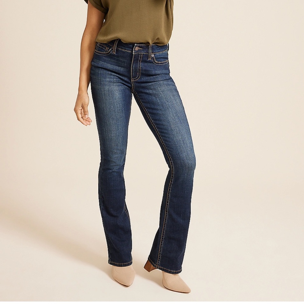 Maurices Dark Blue Boot Cut Jeans